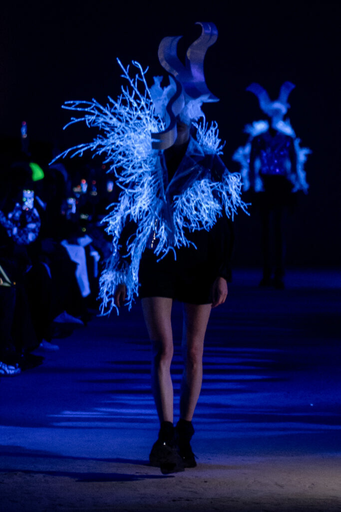 Noir key Ninomiya dress during Paris Fasion Week 2025
