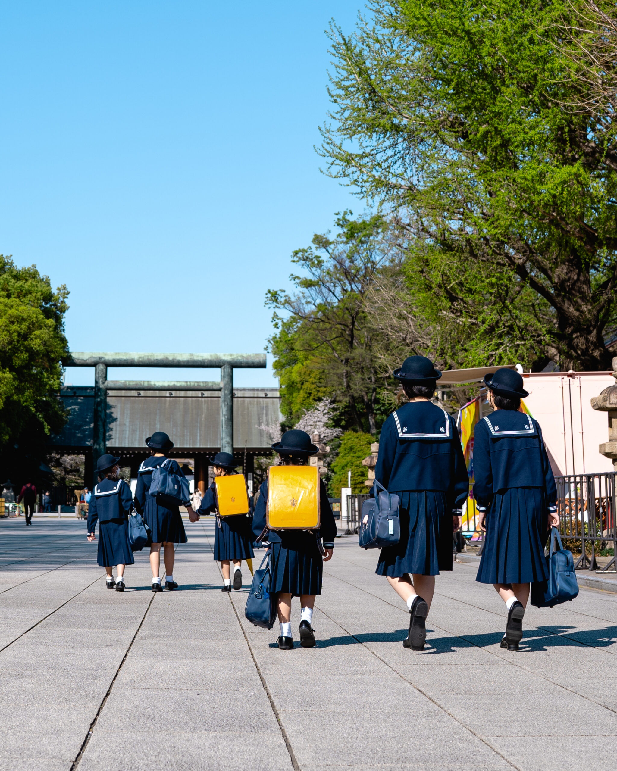 On the way to school – Tokyo