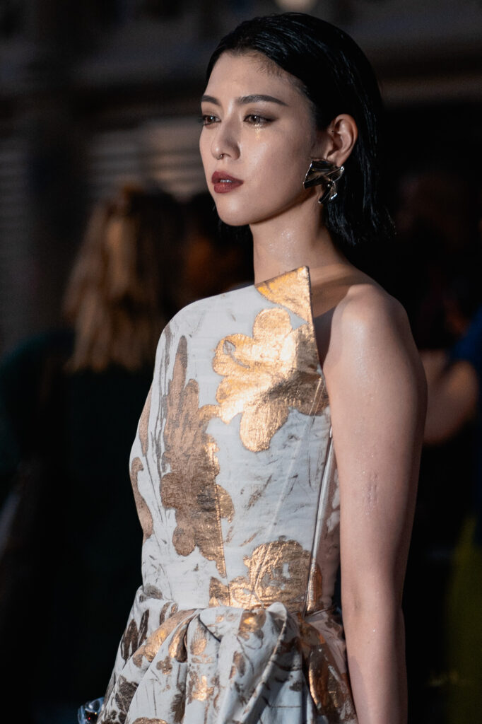 Ayaka Miyoshi at Paris Fashion Week in 2023